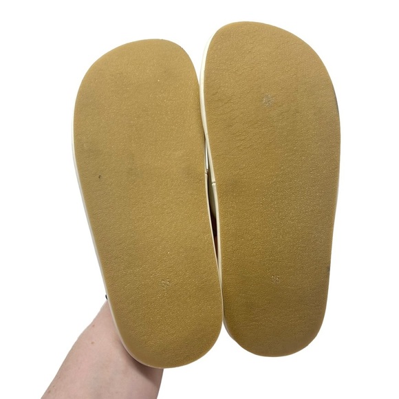 STAND STUDIO Tuva Slippers Sz 5 Women's White Faux Leather Slip On - Picture 11 of 12